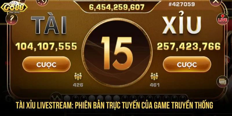 Tài Xỉu Livestream - Phiên bản trực tuyến của game truyền thống
